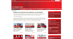 Desktop Screenshot of c3consulting.dk